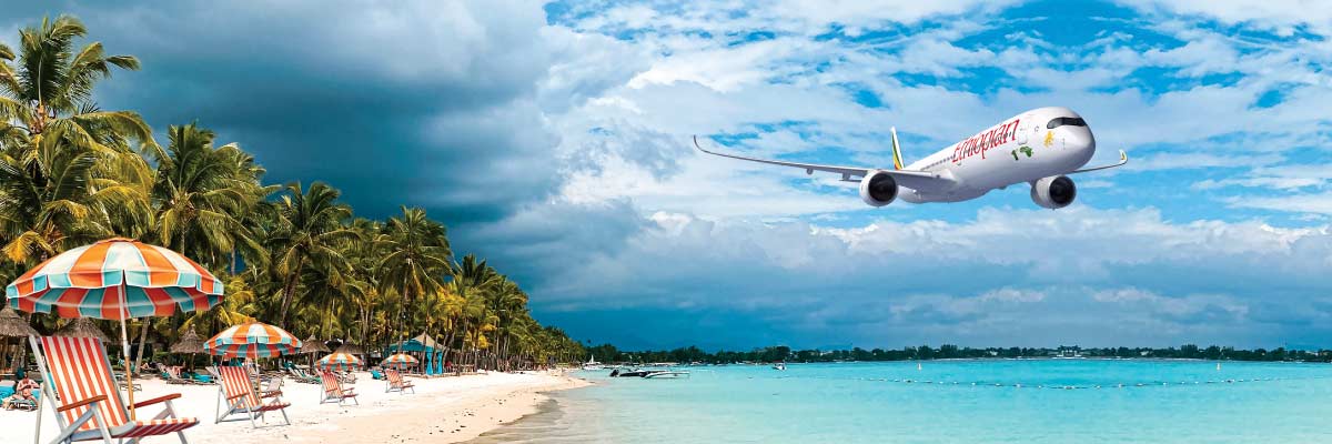 Ethiopian Airlines flights to Mauritius from London